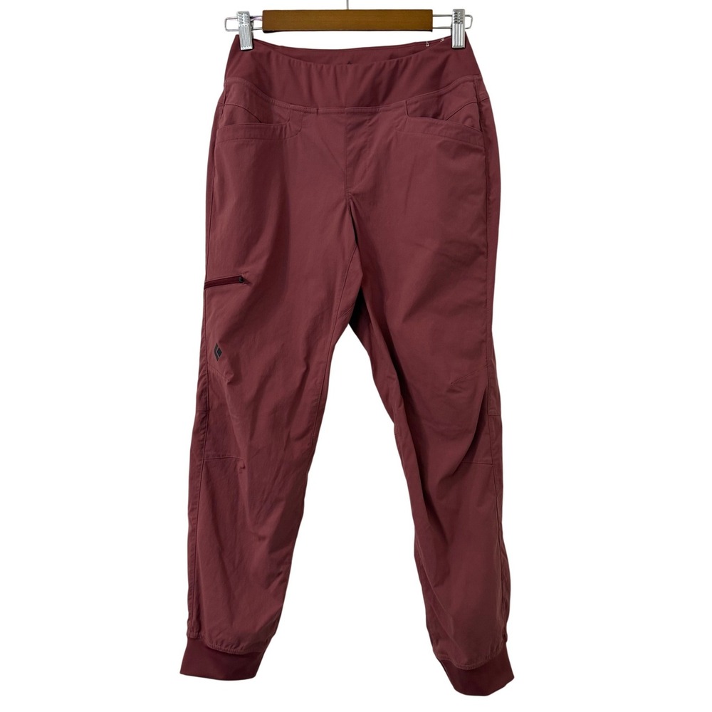 Black Diamond Notion SP Pants Womens XS Maroon Climbing Joggers Hiking Technical